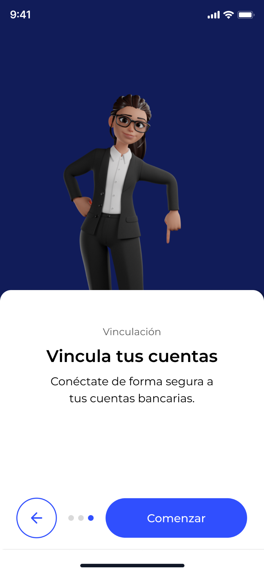 Finzzy — Walkthrough onboarding
