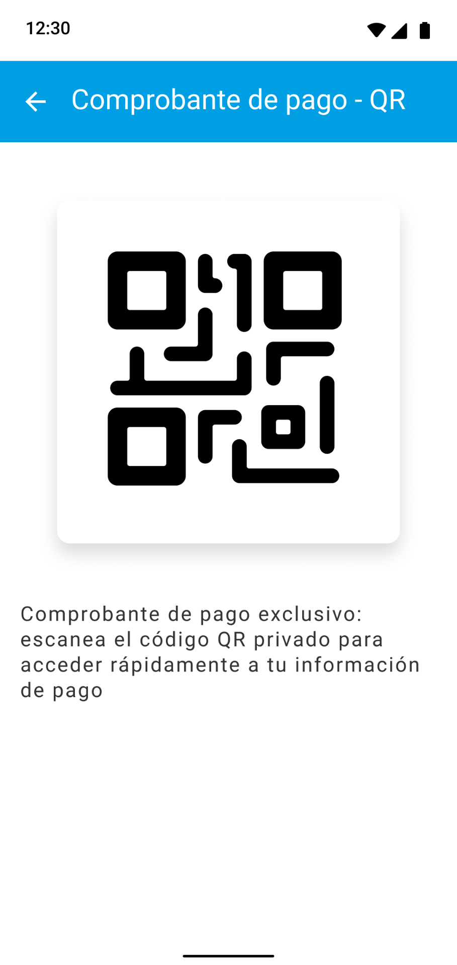 Mercado Pago POS — Comprobante de pago QR