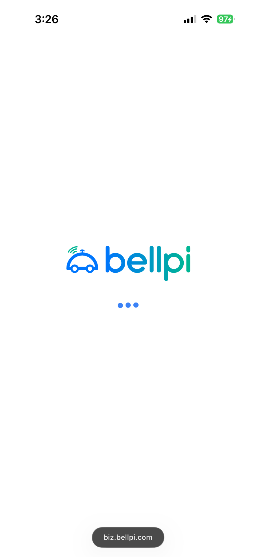 Bellpi splash screen