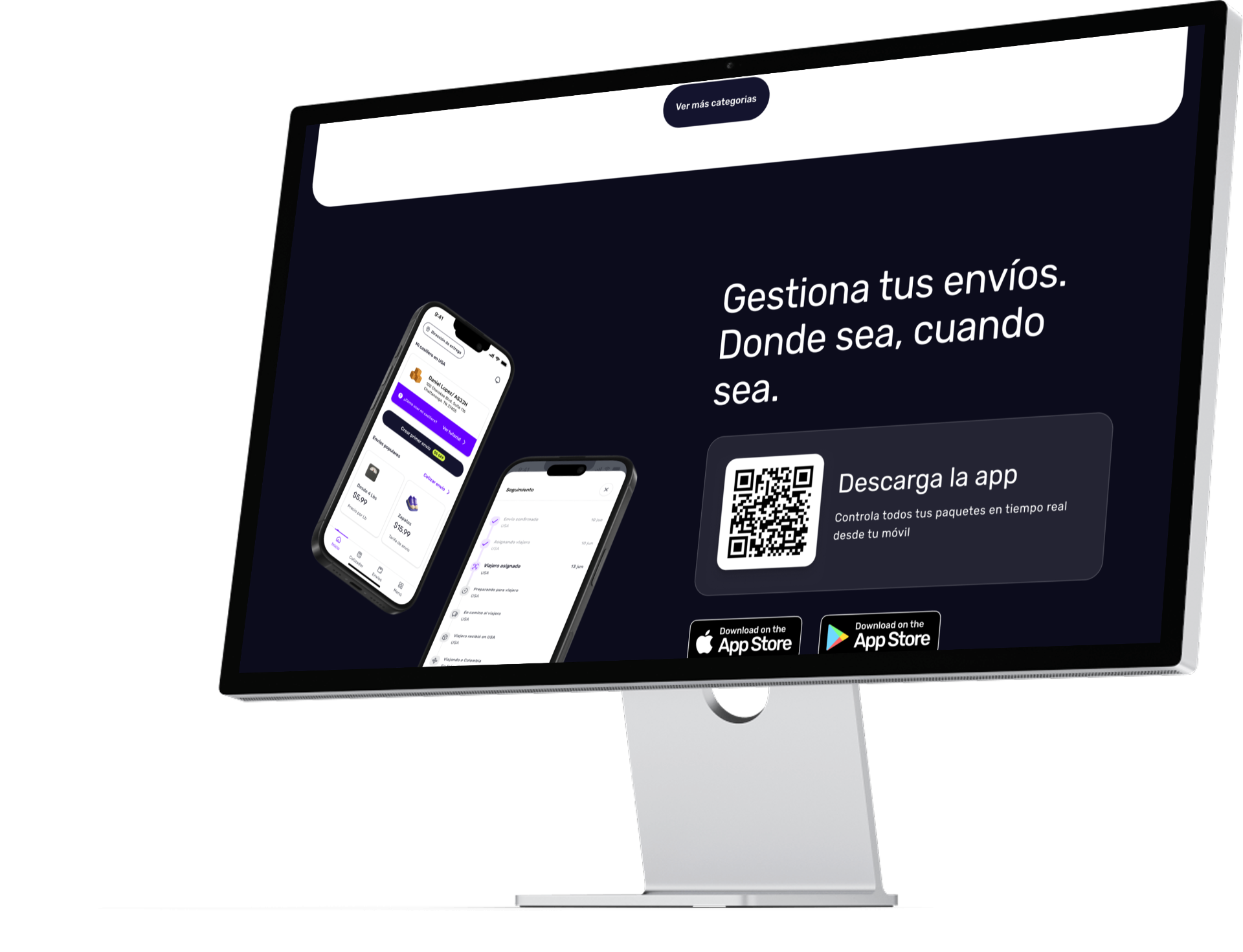 Shappi.com — Manage your shipments, app download section
